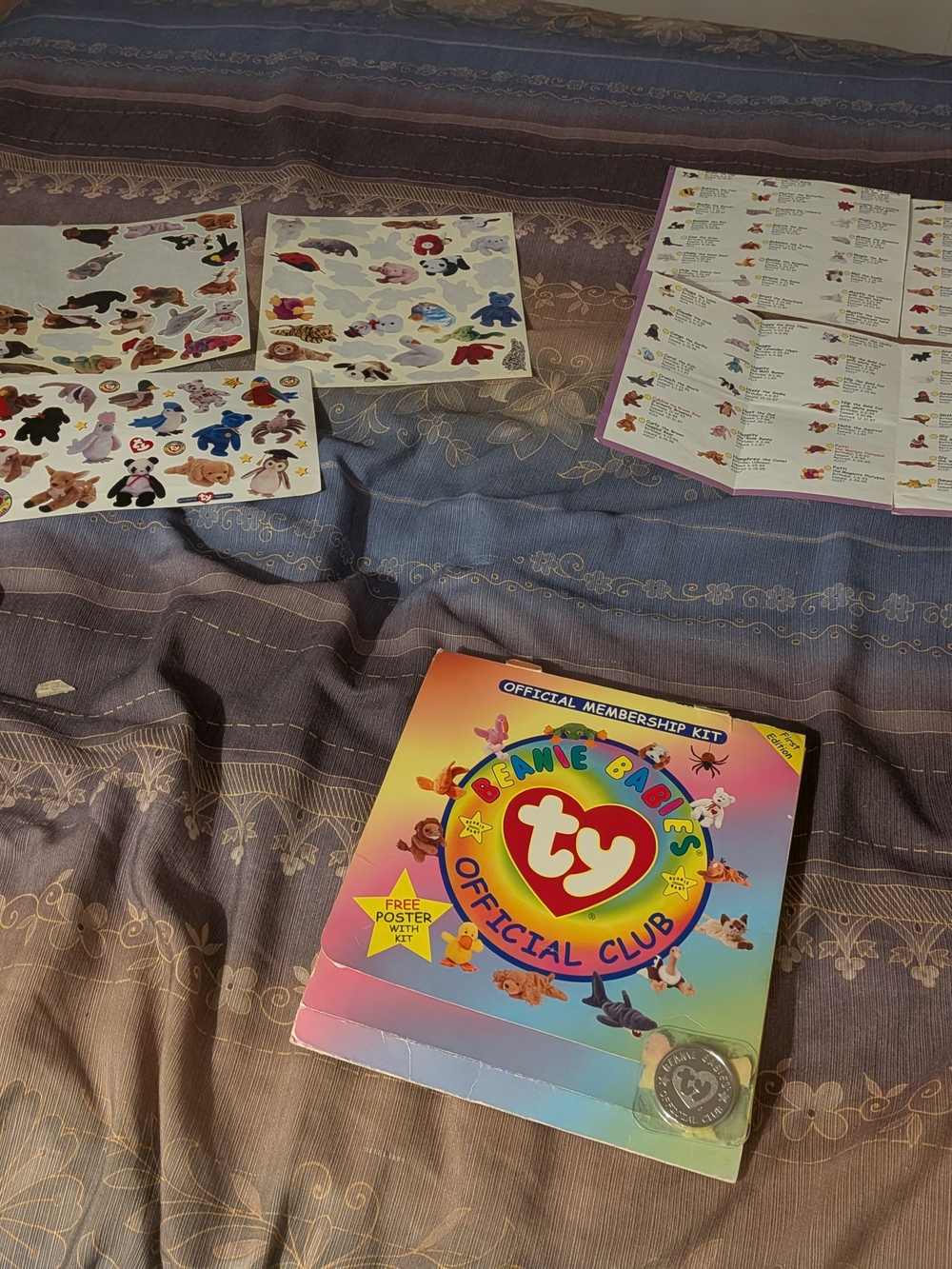 Ty Beanie Babies Official Club Membership Kit – Incomplete!